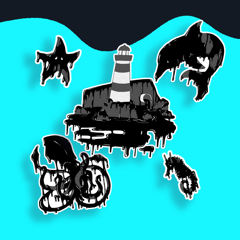 Inked Ocean | Sticker Pack