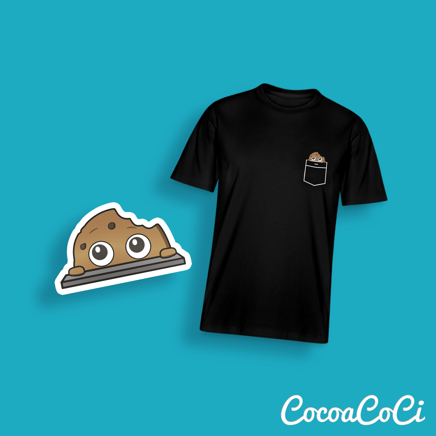 CocoaCoCi | Sticker & Shirt Combo
