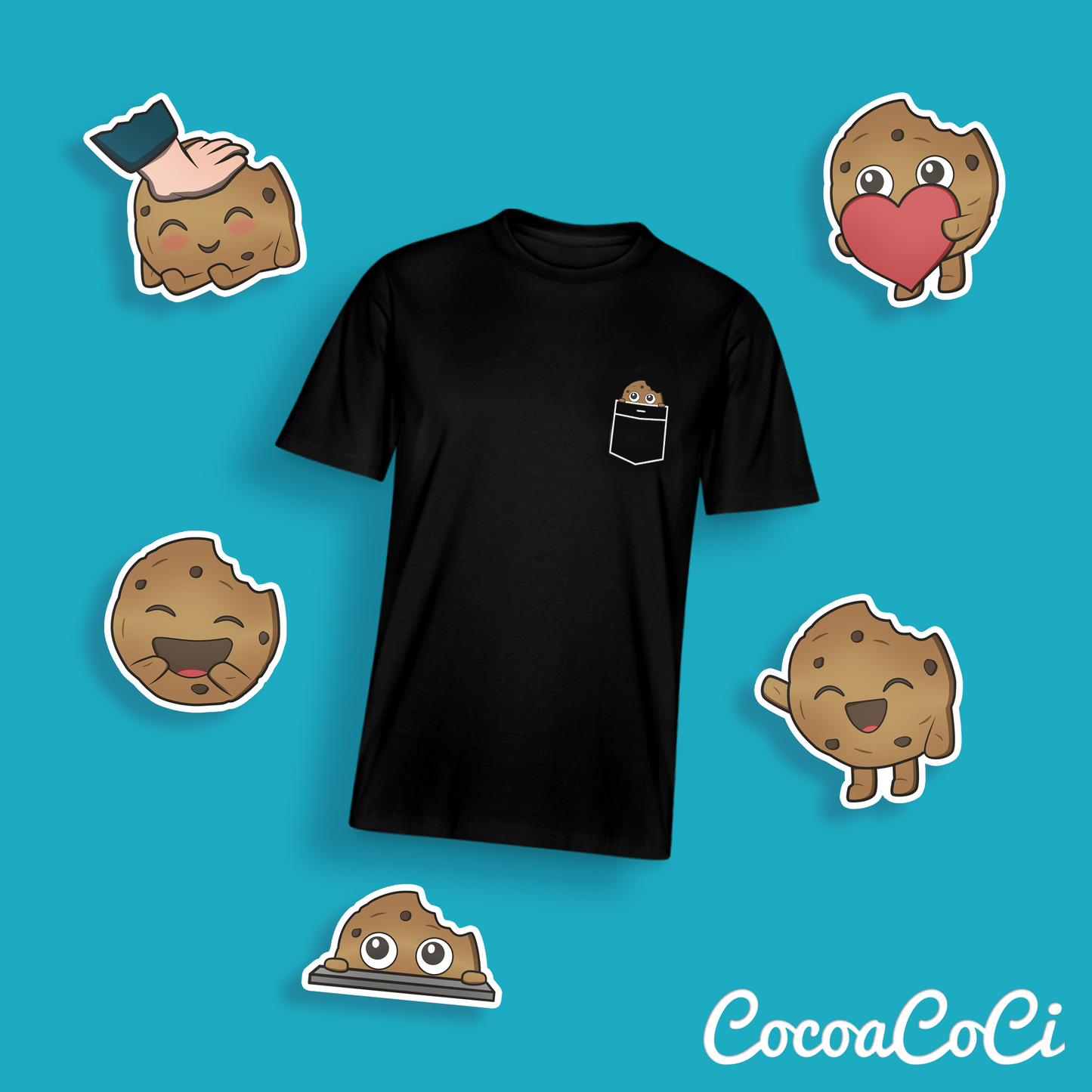 CocoaCoCi | Sticker & Shirt Combo