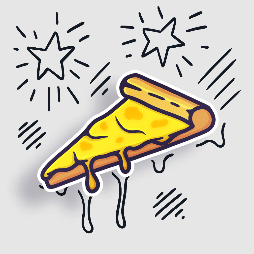 Pizza Margherita | Casual Sticker