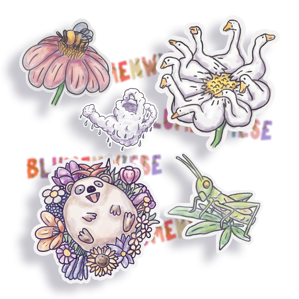 Blumenwiese | Sticker Pack