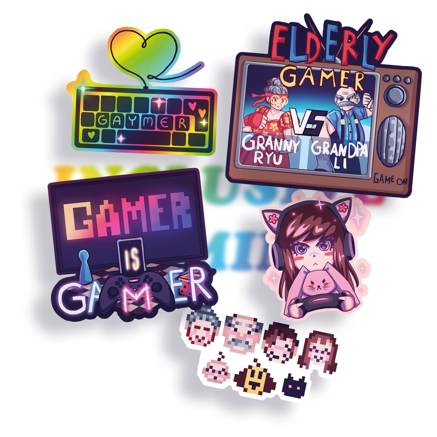Inclusive Gaming | Sticker Pack